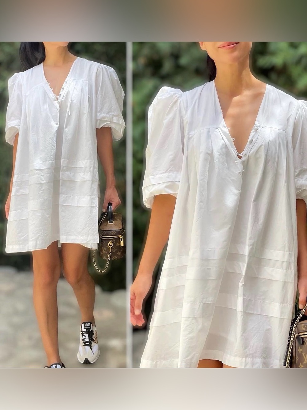 Mable Cotton puff sleeve dress - Picture 4 of 5